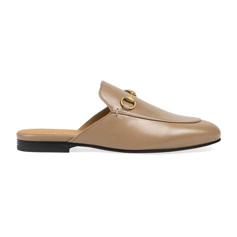 gucci womens brown loafers|gucci backless loafers women.